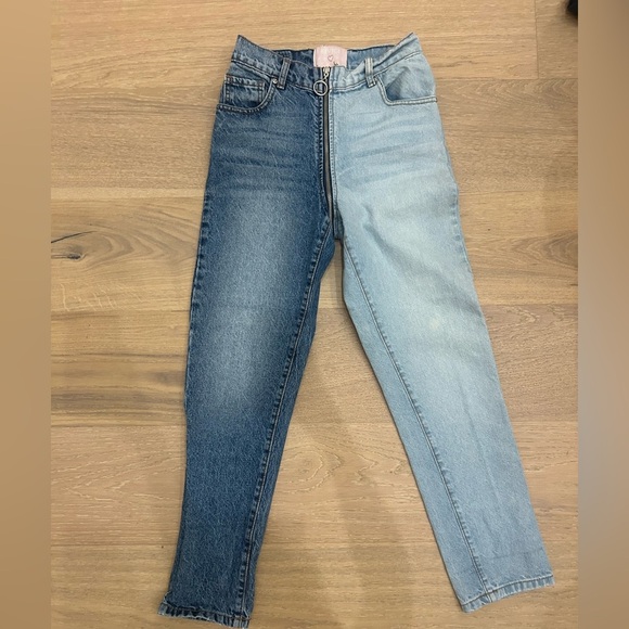 Revice Two Tone Two-Tone Blue Women's Jeans - Picture 3 of 5